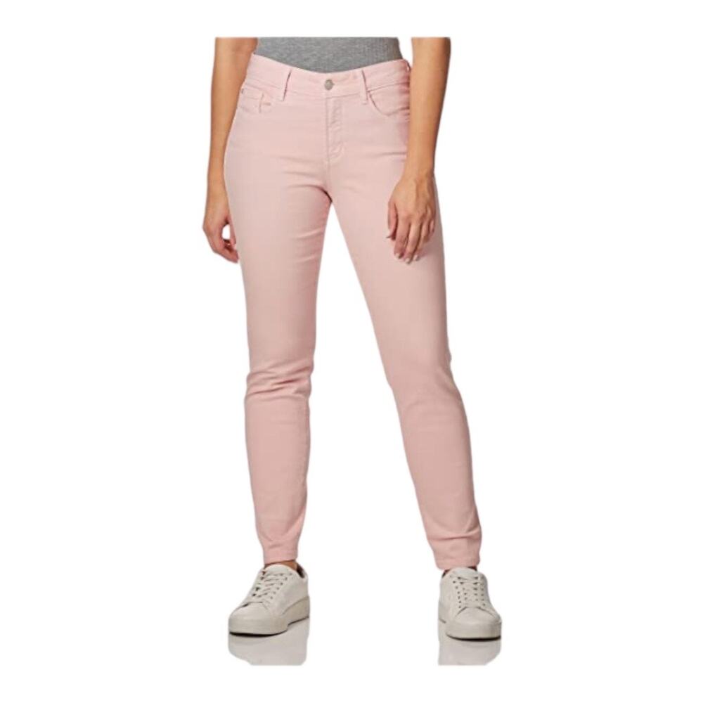 NYDJ Clarissa peach skin ankle jeans casual summer skinny denim shapewear SZ 10